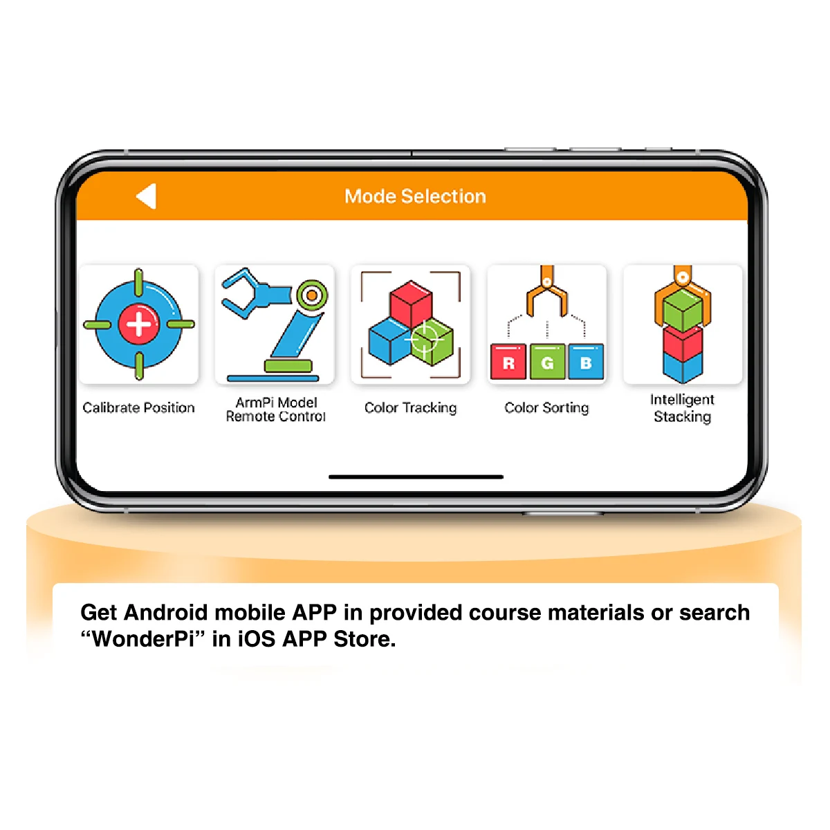 Hiwonder ArmPi 6DOF AI Vision Программирование питона Raspberry Pi Robot Arm с камерой OepnCV Наборы образовательных роботизированных рук