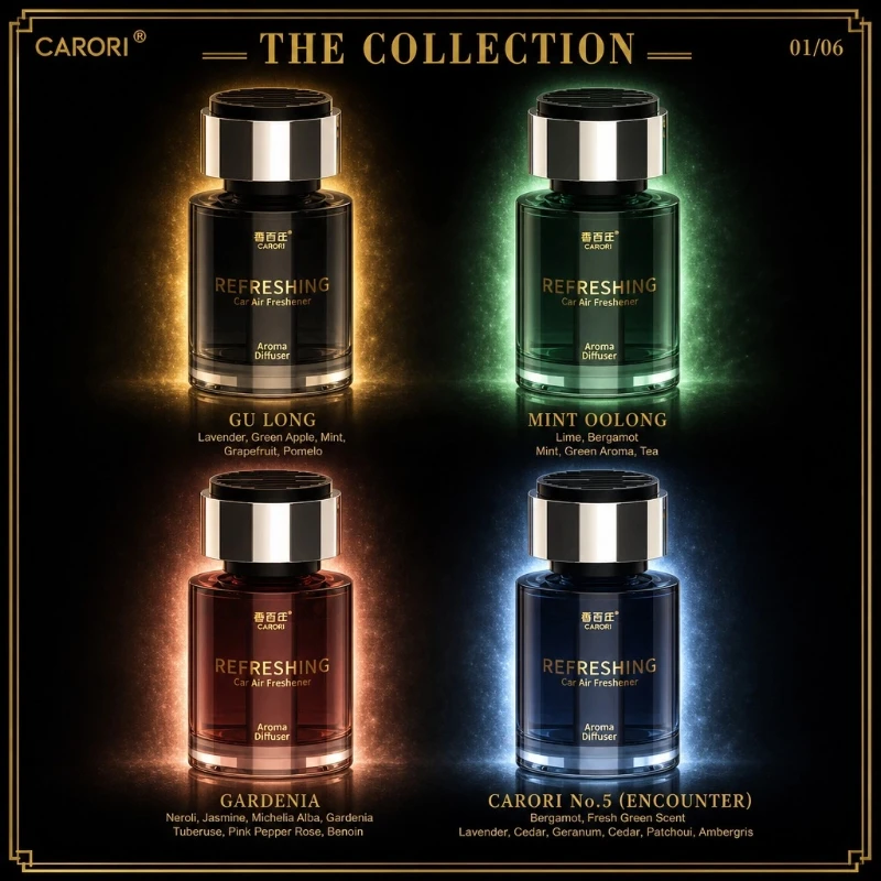 CARORI New‑style Dual‑use Car‑home Aroma Diffuser, Glamorous Cup‑holder Fragrance Ornament