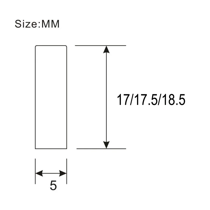 60Pcs Alnico 3/5 Humbucker Magnetized Electric Guitar Pickup Polepiece Slug Pole Slug /Pickup Magnet Slug Rods 15/16/17/18/25mm