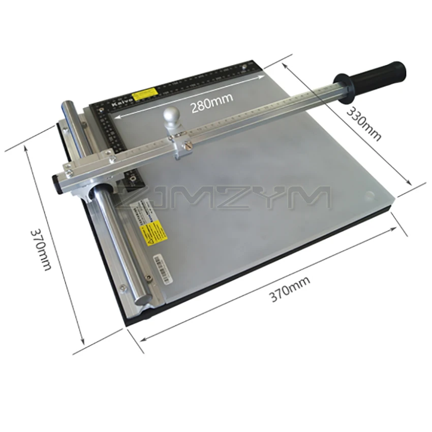 KV-C-370Plus Laboratory Use Glass Cutter Manual Glass Based Silica Gel Board Cutting Machine 28x33CM