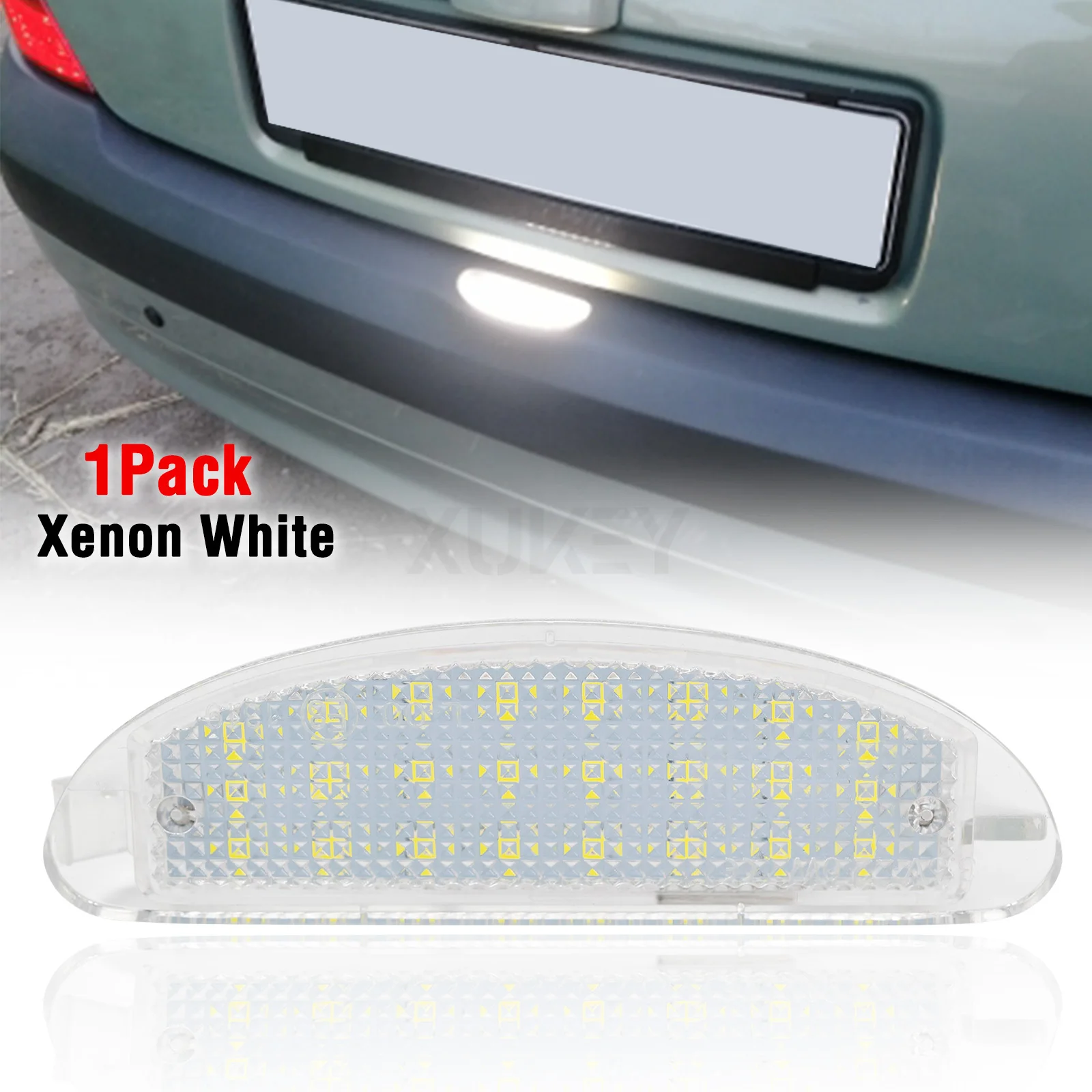 

License Number Plate Light For Renault Clio Sport MK2 Clio II 1998-2005 Twingo I 1993-2007 1pc Xenon White Car Rear Tail LED