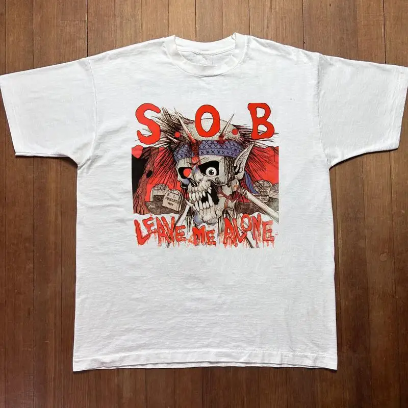 S O B Band Music Whitet T Shirt Cotton 234Xl