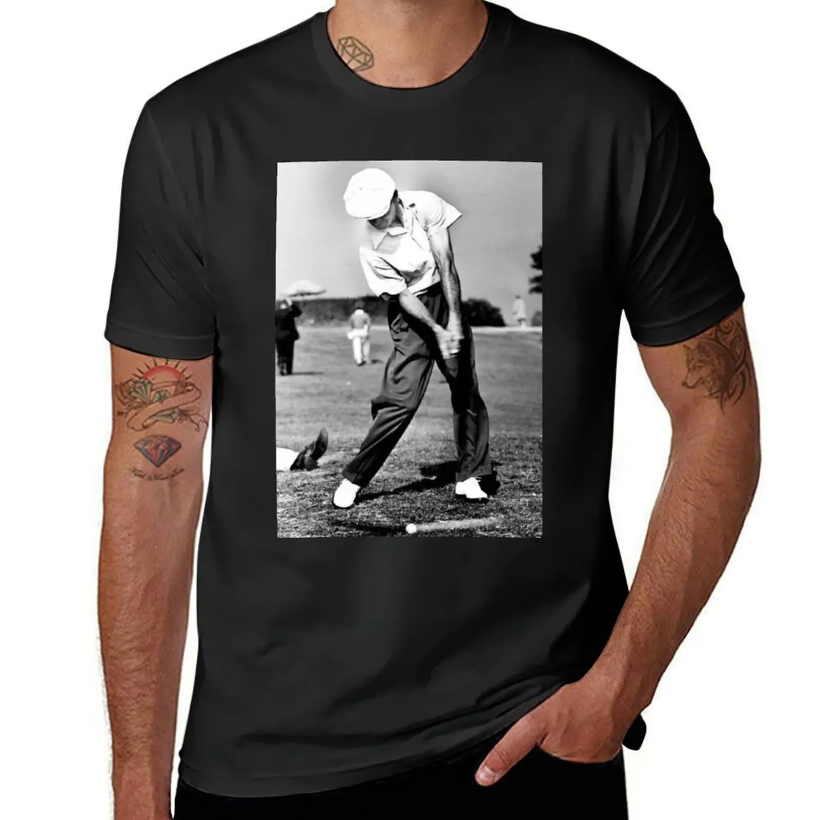 

Ben Hogan Point Of Impact Golf Shot T-Shirt Blouse custom t-shirts croswit shirt man clothing for men