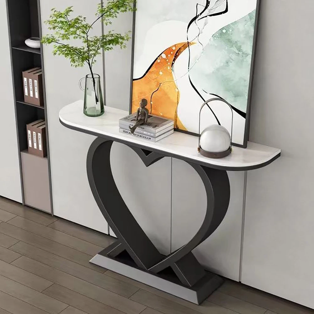 Simple Nordic Corner Table Modern Luxury Delicacy Glamour Entryways Table Elegant Unique Tavolo Salotto Hallway Table Furniture