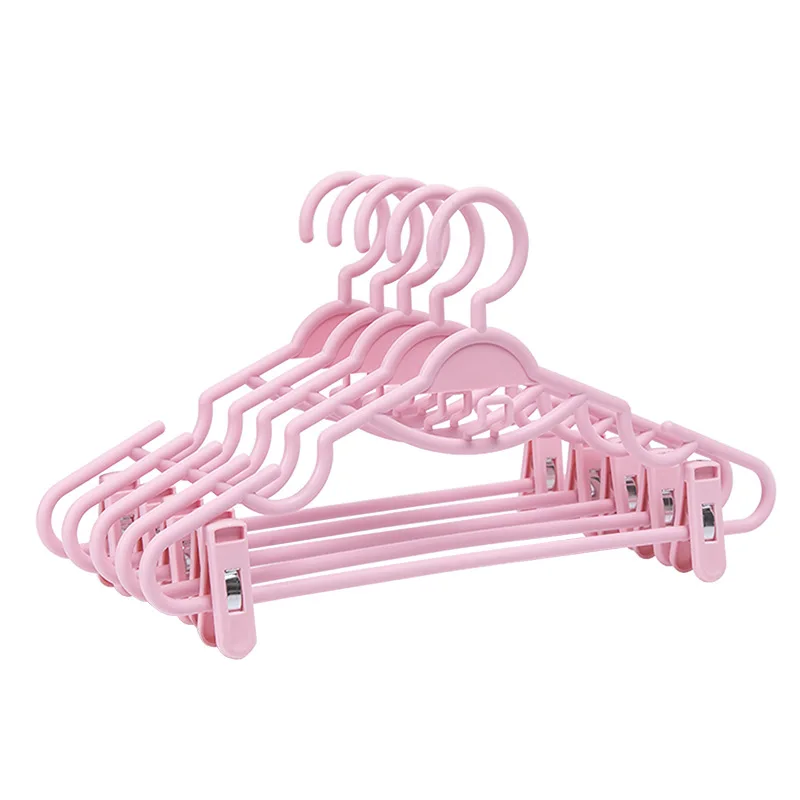 

Wholesale clothing non-slip plastic hanger with 2 clips plastic pants pants hanger