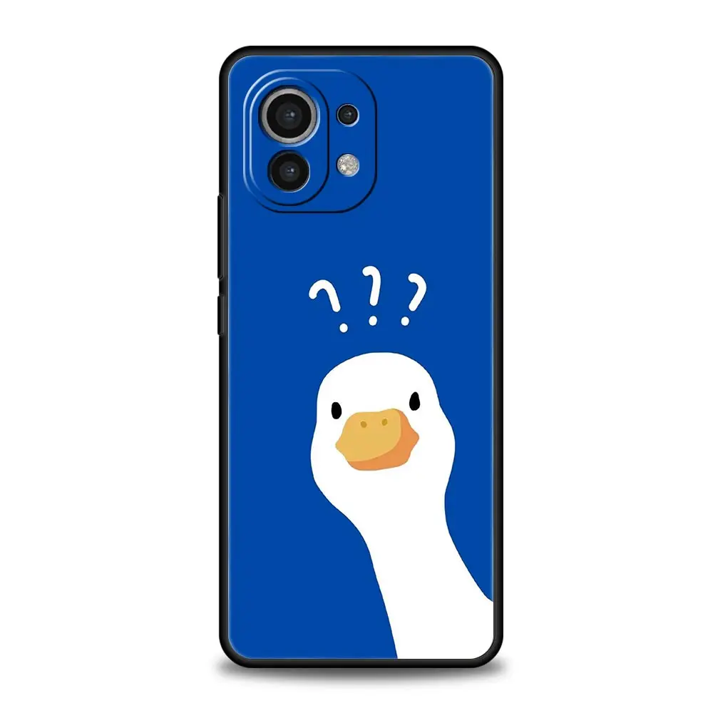 Чехол для телефона Duck Art, силиконовый чехол для Xiaomi 14 13T 12T Pro 12 13 11 Ultra Mi Note 10 Lite 10T 5G 11X Pro 11T 11i 9T