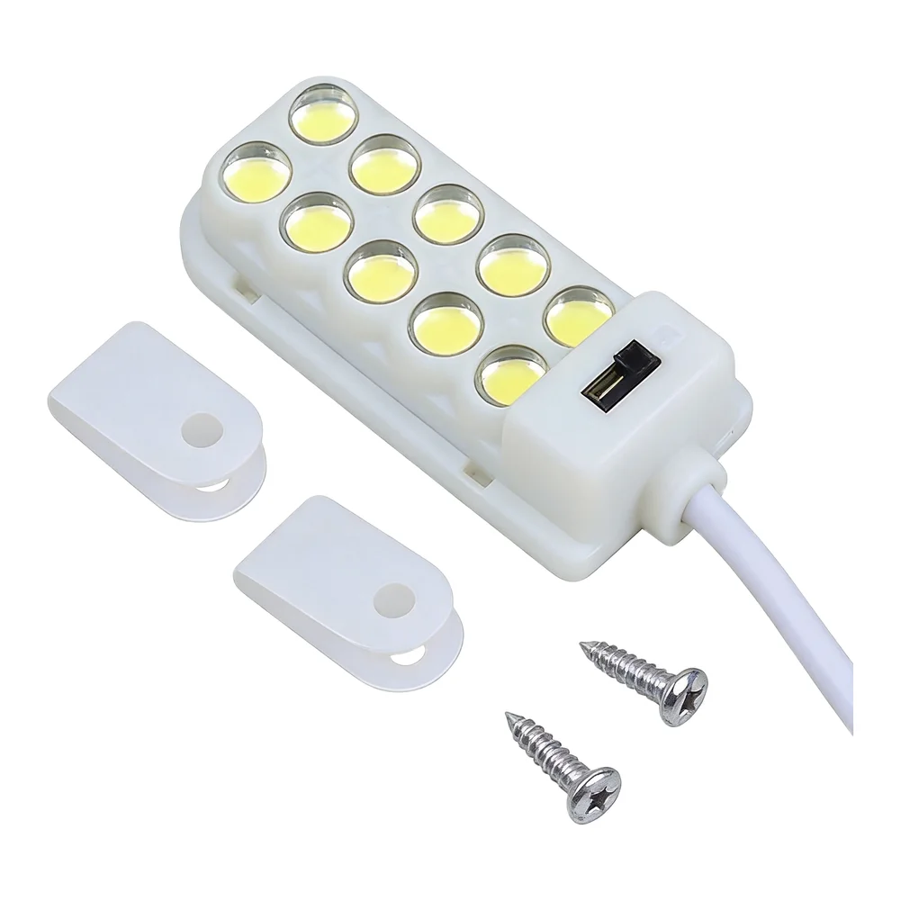 Crafting Sewing Projects 16cm LED Work Light Accessory Energy Saving LED 10 LED Bulbs 5V Voltage Plastic Material