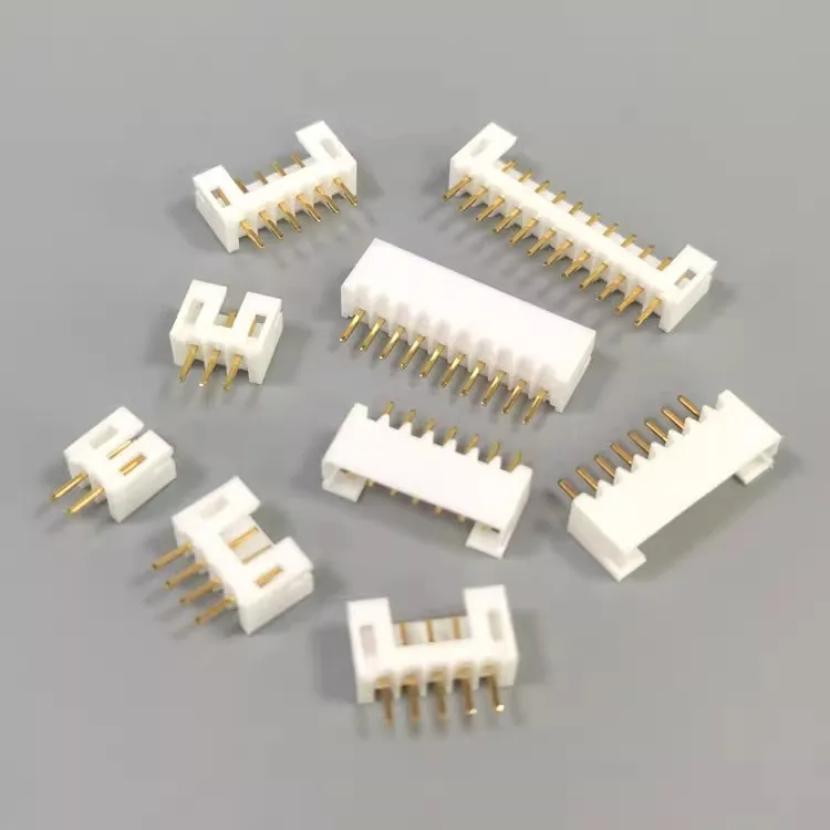 100pcs PH2.0 Gold plated straight pin base connector 2P3P4P5P6P7P8P10P12P PH2.0mm vertical connector