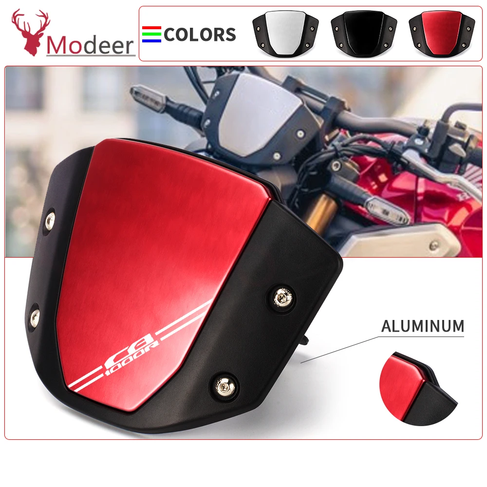 

Motorcycle CNC CB 1000 R Windscreen Windshield For HONDA CB1000R CB 1000R 2019 2020 Wind Shield Screen Protector Parts