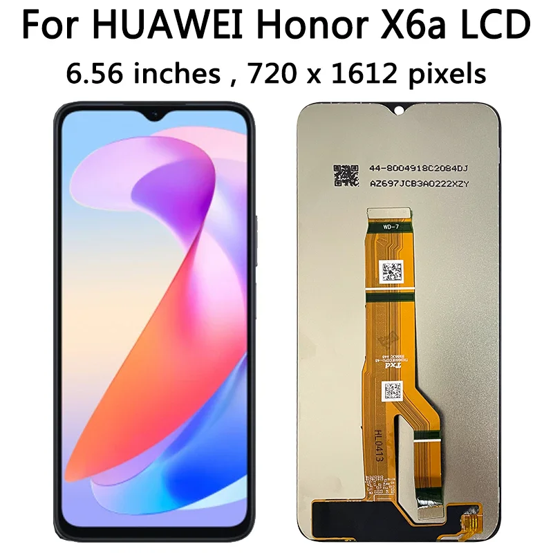 6.75 "ทดสอบ X6A LCD สำหรับ Huawei Honor X6a จอแสดงผล LCD ทัชสกรีนประกอบ Digitizer WDY-LX1จอแสดงผล