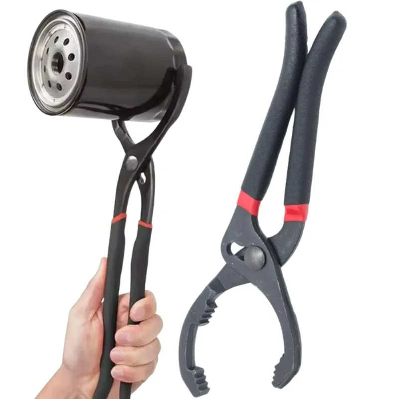 

1 шт., 10/12 дюймов, плоскогубцы для масляного фильтра, зажимной ключ, инструмент для удаления масляного фильтра, ключ для фильтрующего элемента для ремонта грузовиков и автомобилей