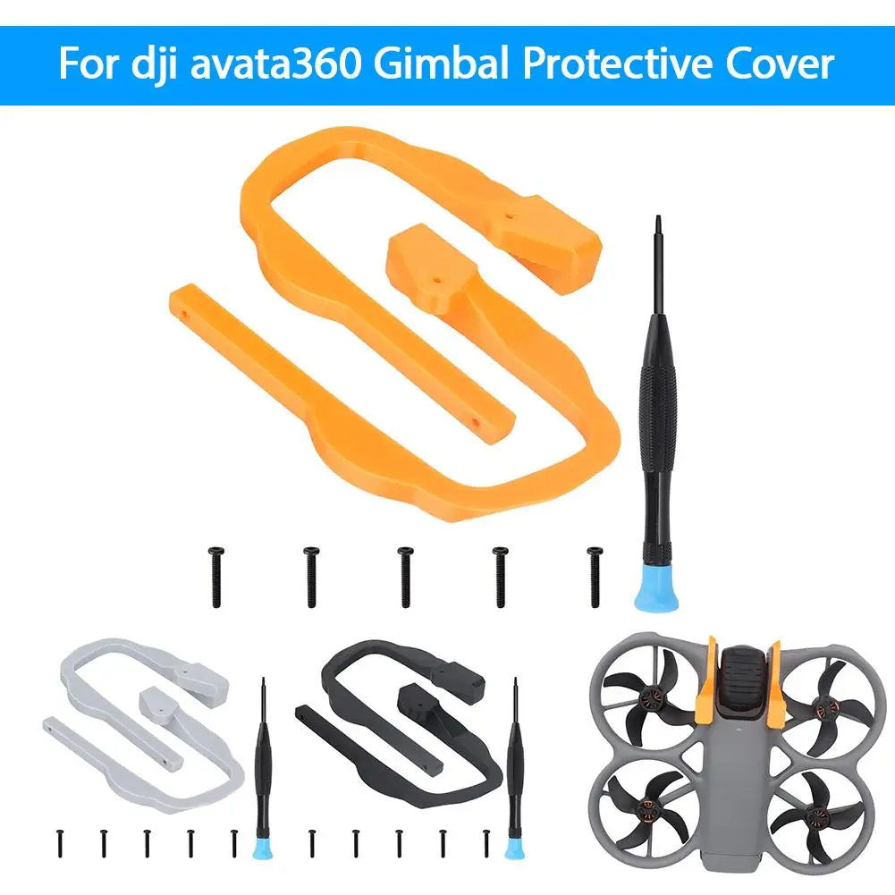 Für Dji Avata360 Gimbal-Schutzhülle, Gimbal-Stoßfängerschutz für DJI Avata 360, 20 g, ultraleichter Objektivschutz mit Installation