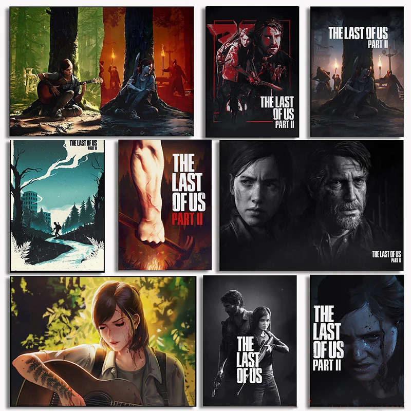 Hot sale The Last of Us Game Poster Canvas Paintings Zombie Survival Horror Action Print Wall Art Pictures Game Room home Decor