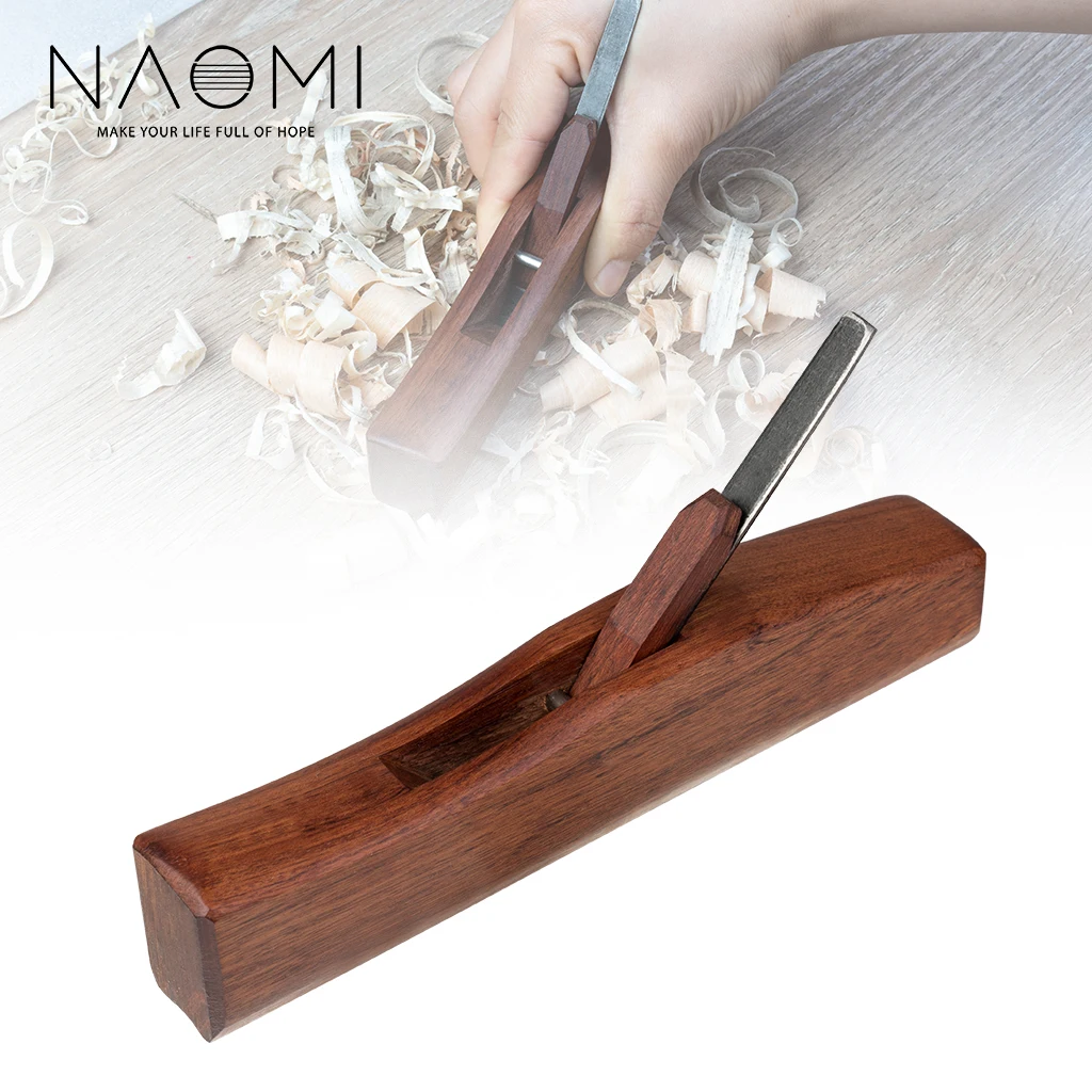 

NAOMI Hong Kong-Style Shungee Rosewood Plane Bull-nose Radius Plane W/ HSS Plane Blade Sharp Plane DIY Violin Viola Cello 2#