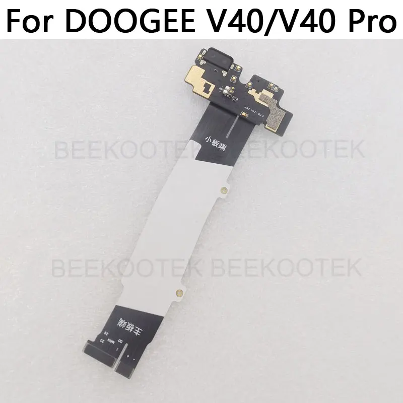 Original DOOGEE V40 Pro V40 USB Board Base Charge Port Board With Main FPC Connect Motherboard Cable flex FPC  For DOOGEE V40