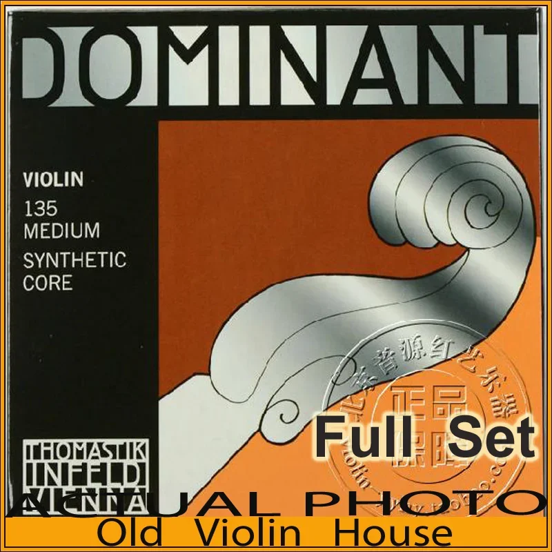 Original Thomastik Dominant 135 Violin Strings(within 130 E Strings) ,Full set,Made in Austria ,Hot sell