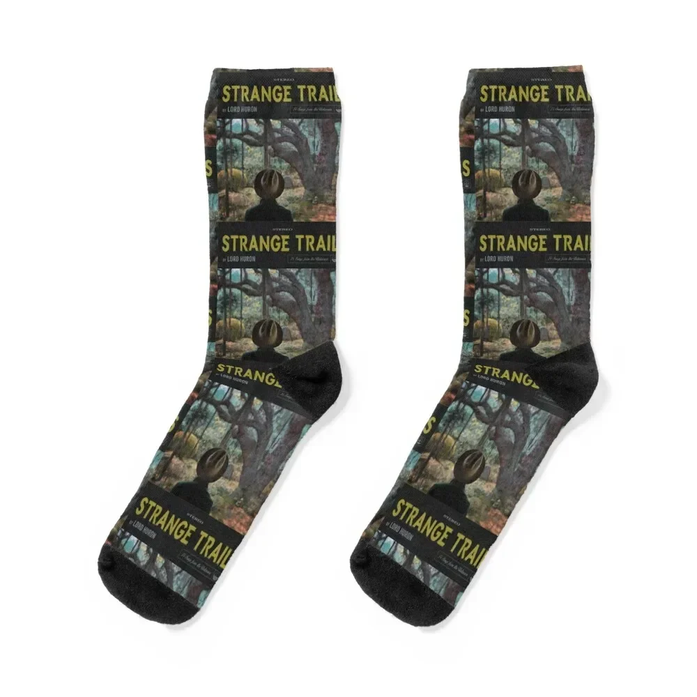 Strange Trails - Lord Huron Socks hiking gift man winter Socks For Girls Men's