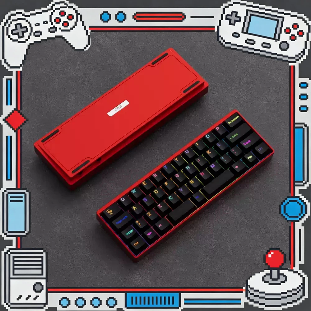 

MMDAiny KM40 PC Keycaps 40% For Small Arrangement 40 Keyboard Keycaps PBT Thermal sublimation and light transmission PC