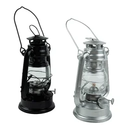 LED Camping Lantern Retro Style Petroleum Storm Lantern Metal Outdoor Lamp Multi-Specification Retro Luminous Kerosene Lantern