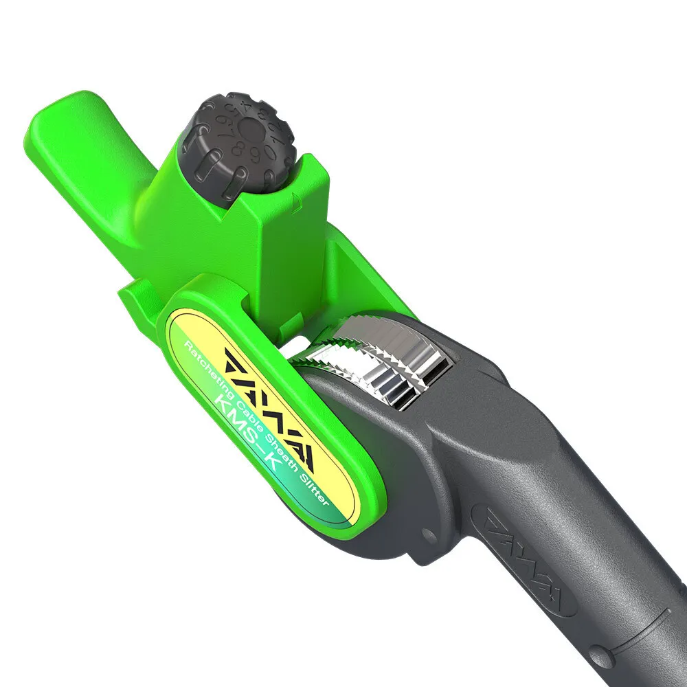 Imagem -05 - Tawaa-optical Fiber Tool Decapagem Longitudinal Kms-k Faca Dupla Face Ratcheting Cabo Slitter