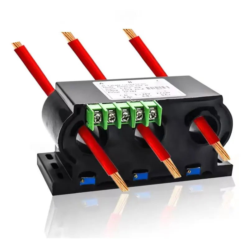 

Производитель 10 мм 20 мм перфорированный трехфазный преобразователь переменного тока 4-20 мА RS485 DC24V Изолированный модуль сигналов тока Холла