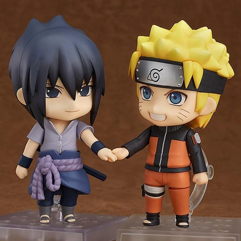 

Naruto Q version Nendoroid Naruto Sasuke Itachi Kakashi Gaara Hinata movable and changeable face doll figure