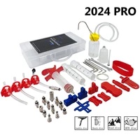 Kit de purga de aceite de freno de disco hidráulico de bicicleta profesional 2024 para SHIMANO,SRAM,Avid,Series herramientas de reparación de frenos de bicicleta de montaña y carretera