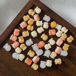 New 10PCS Resin Lily Of The Valley Beads Loose Spacer Beads For Earrings Jewelry Making DIY Bracelet Necklace Accessories
