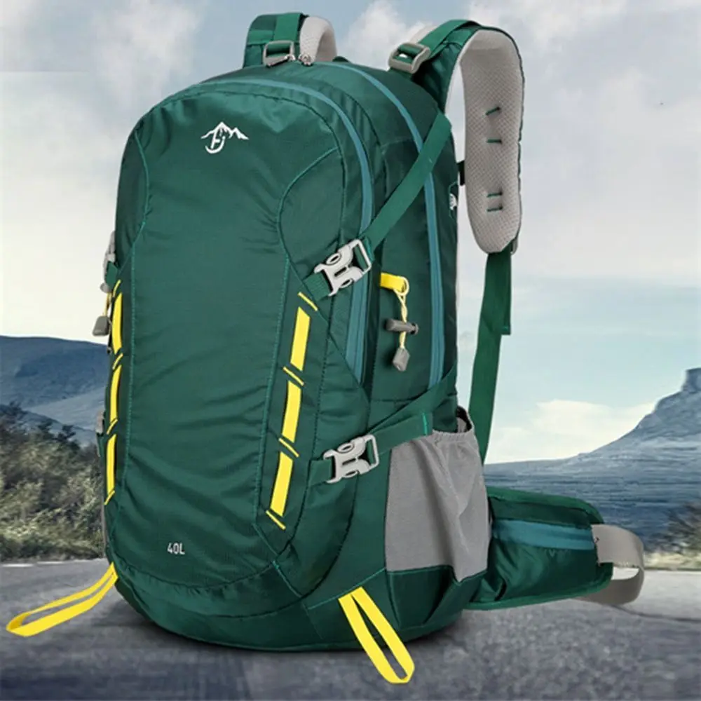 

40L Mountaineering Backpack Large Capacity Stitching Hiking Backpacks Wear-Resistant Multi-Color Travel Backpack Trekking