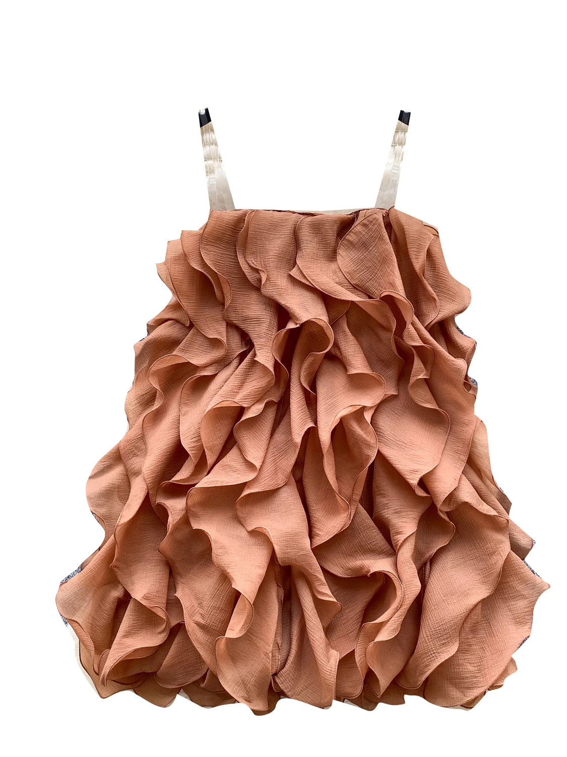 Falda coreana Sle de cintura alta con forma de pastel para mujer, diseño de volantes, sensación juvenil, Vaion Sle Puffy ort Dr