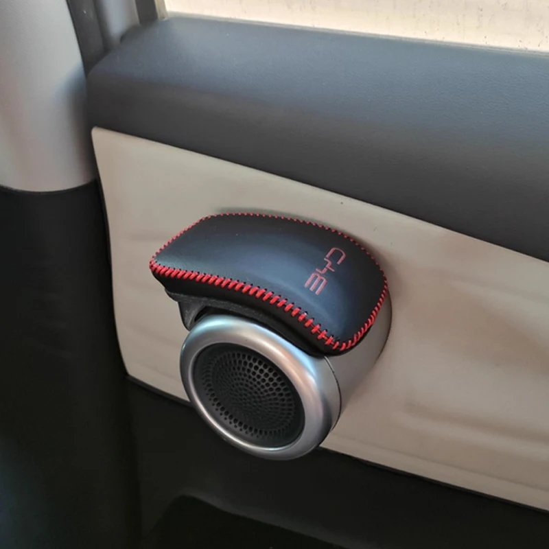 For BYD Atto 3 Car Interior Door Handle Protective Cover for BYD Atto 3 YUAN Plus Leather Protective Cover Modified Accessories
