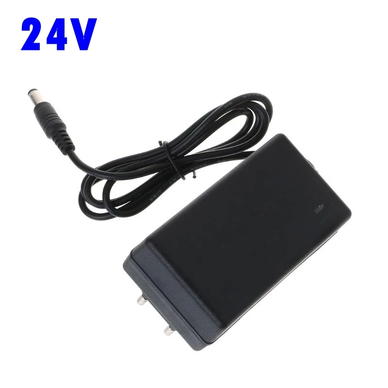 EU Standard 24V Lead Acid Battery Charger Electric Car Charge DC27.6V 500mA With 5.5*2.1mm DC Output