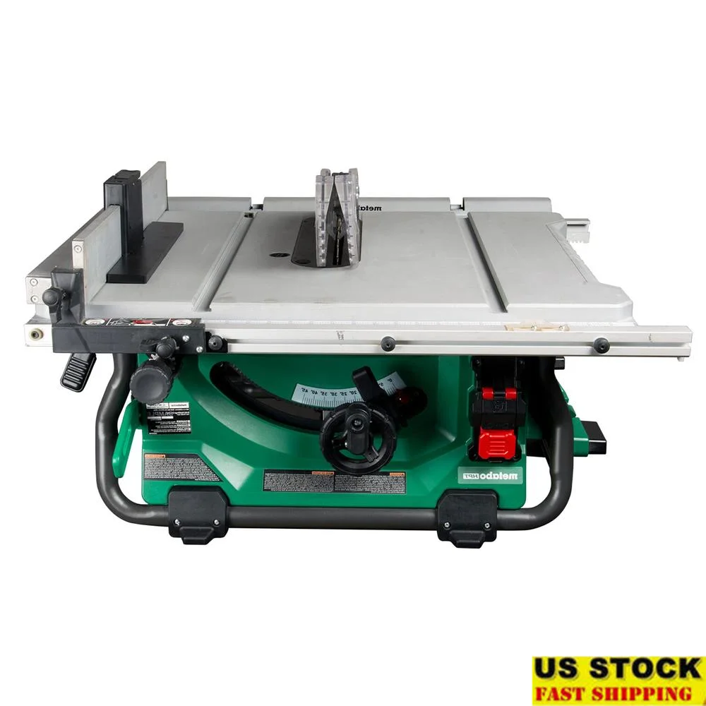 36V Cordless Table Saw 10-Inch Blade Bevel 0-45 Degrees MultiVolt Technology Soft Start Electric Brake Blade Included