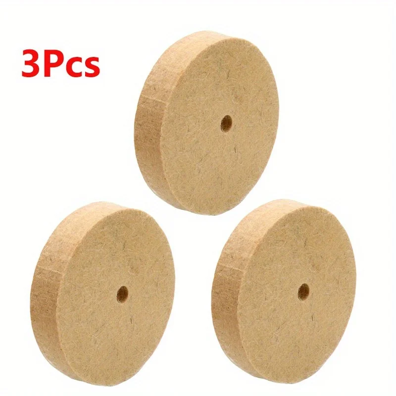 

3Pcs/5Pcs/10Pcs 4" Wool Felt Polishing Buffing Grinding Wheel Polisher Disc Pad Rotary Tool 100*20mm Mayitr Abrasive Tools