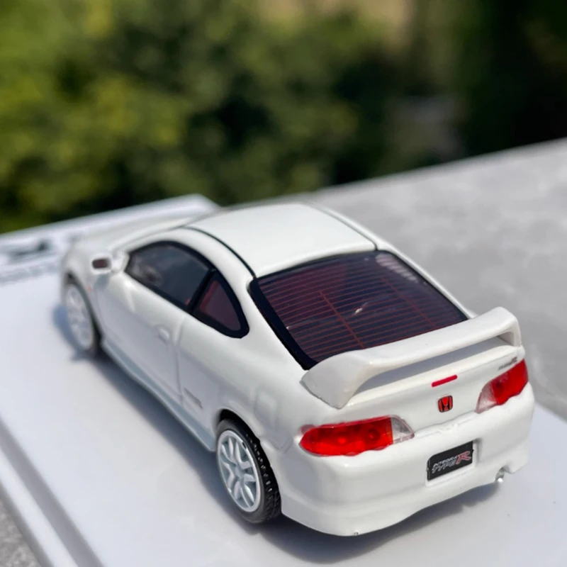 

1:64 Honda Type-R модель автомобиля из сплава, статическая коллекция, украшенные праздничными подарками, игрушки
