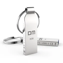 DM PD076 Metal 4GB 8GB 16GB 32GB USB Flash Pen Drive Storage Memory Disk Simple Style for Computer PC Tablet Free Shipping