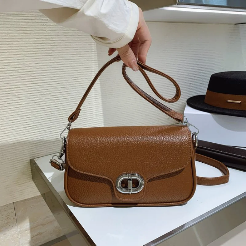 

Elegant Ladies Shoulder Bag - Leather Crossbody Messenger Luxury Brand Classic and Stylish Appearance