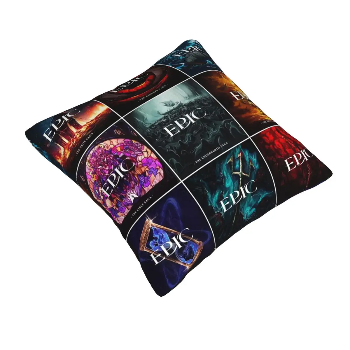 Epic The Musical Saga Covers Square Pillowcase Pillow Cover Cushion Zip Decorative Comfort Throw Pillow for Home Living Room