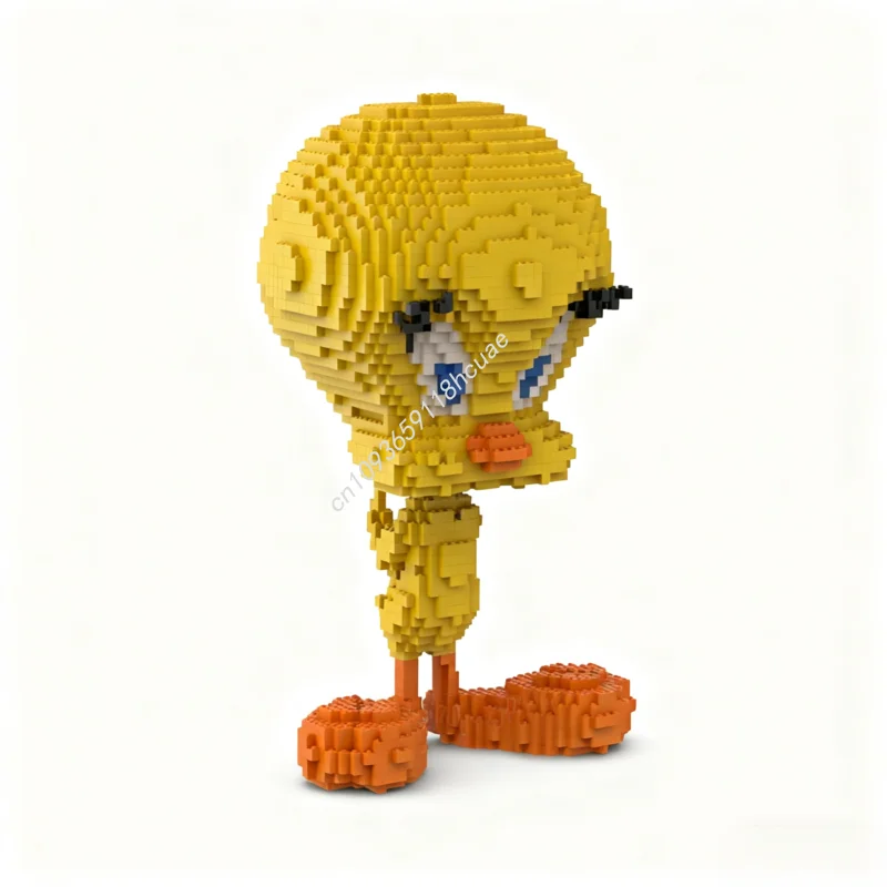 

5233pcs MOC sculpture tweety Sculptures Model Building blocks Kids Architecture Assemble DIY toys Christmas gifts