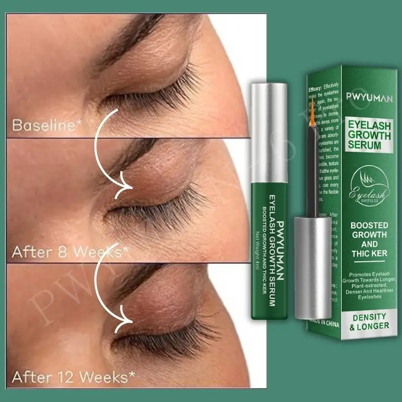 Siero per la crescita rapida delle ciglia 7 giorni Natural Eyelash Eyebrow Enhancer ciglia più piene più spesse prodotti per il trattamento del trucco per la cura degli occhi