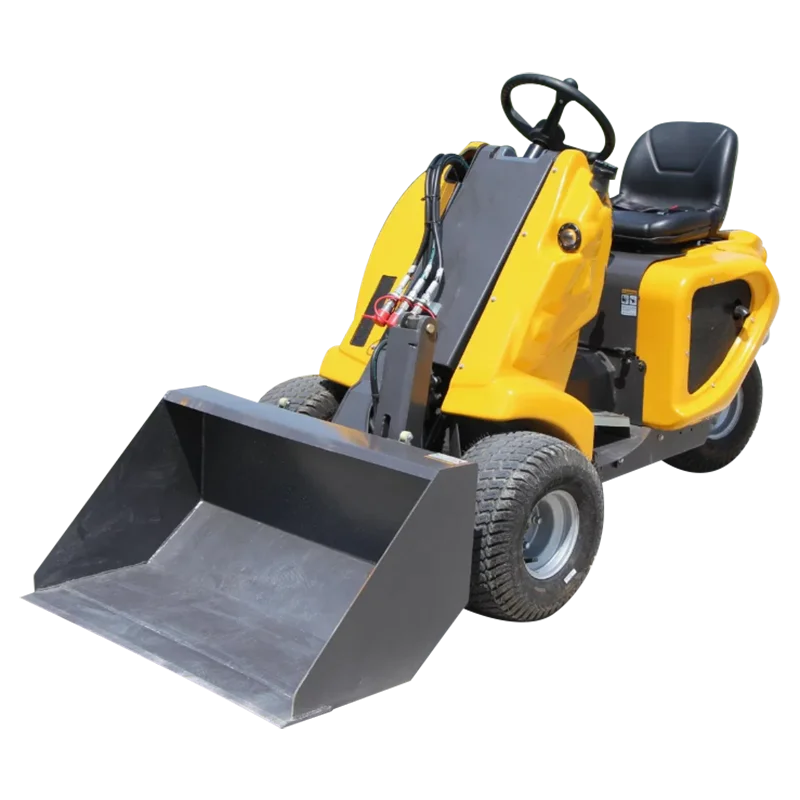 جرافة منزلقة صغيرة جديدة فعالة بثلاث عجلات، عملية سهلة، اختيار مثالي للمناظر الطبيعية والبناء، جرافة صغيرة ﻿