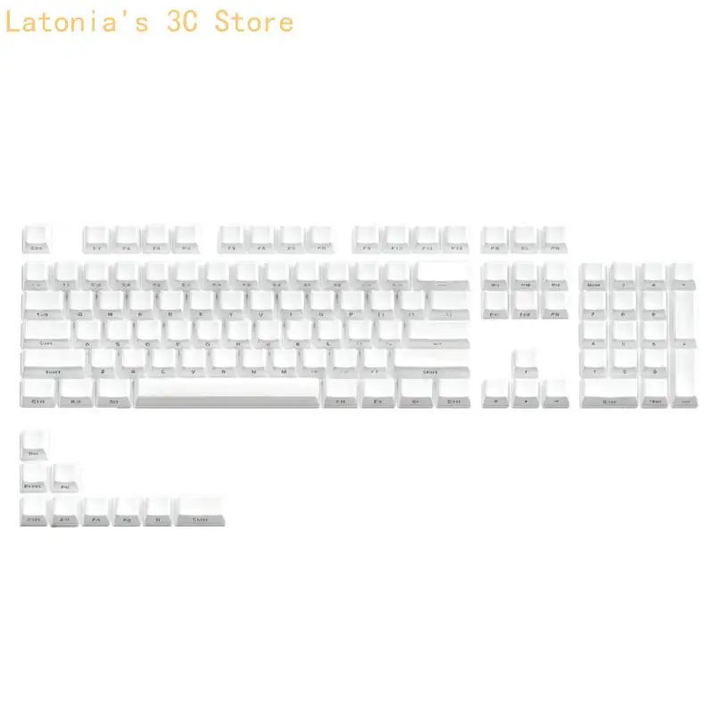 Crystal Jelly Front Print Keyboard Keycap Set with Mixed Material Outer Look X3UB