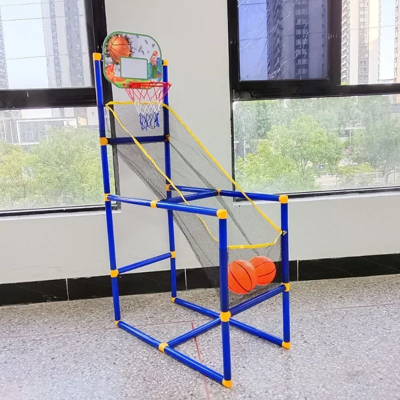 Outdoor Athletics Indoor Portable Movable Basketball Hoop Kids Basketball Machine Boys Sports
