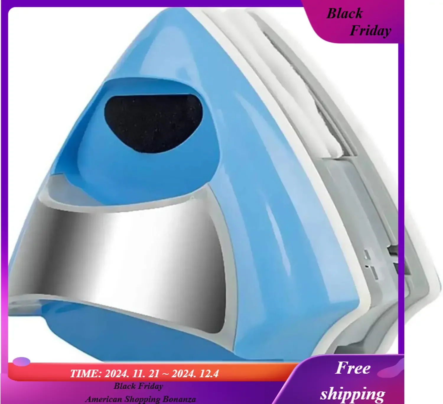 

15-25mm Large Handle Cleaner Glass Wiper Magnetic, Shell/wear-Resistant Cleaning Cloth/Silicone Scraper Double