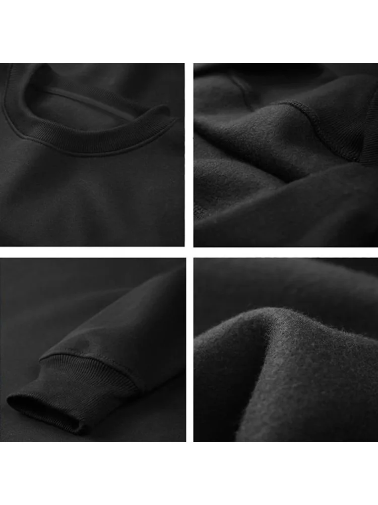 Women\'s Sweatshirt with Russian Inscription Harajuku Streetwear Vintage Tops O-Neck Brushed Pullovers Female Sweatshirts Fashion