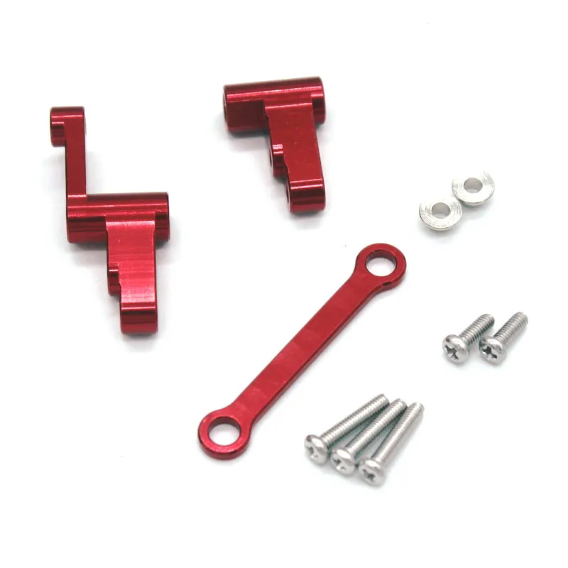 MJX 1/14 14301 14302 14303 RC Auto Metall Lenkung Tasse Oberen Unteren Schwinge Set Shock Tower Halterung Körper Post Upgrade Teile – Detail 12