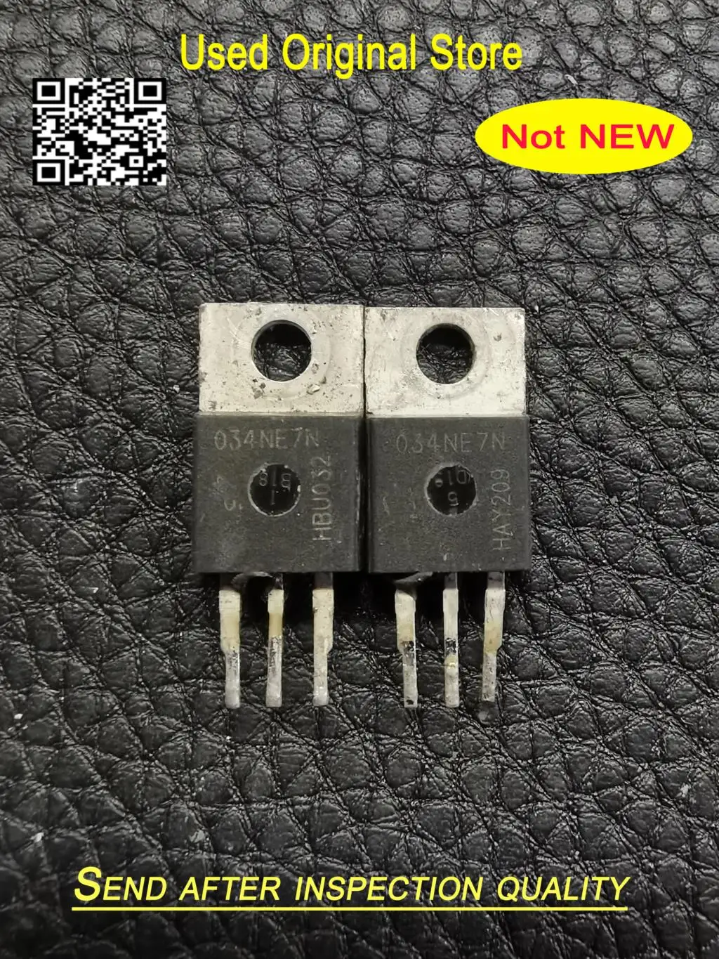 Used 5pcs 034NE7N IPP034NE7N TO-220 Original disassembly