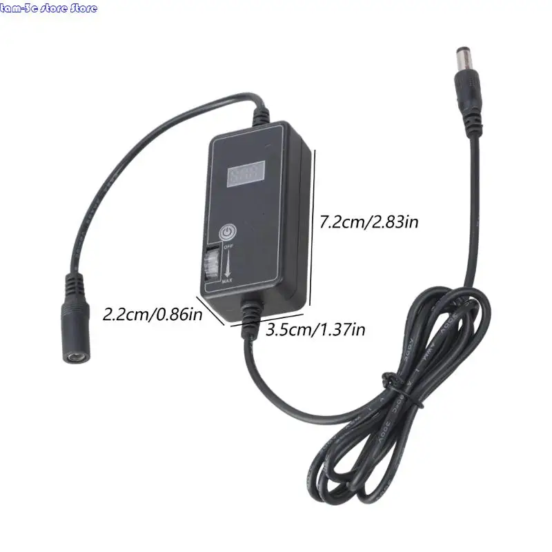 D0UA 12V 50 السرعة وحدة تحكم عرض درجة الحرارة القابلة للتعديل لمنفاخ مروحة التبريد