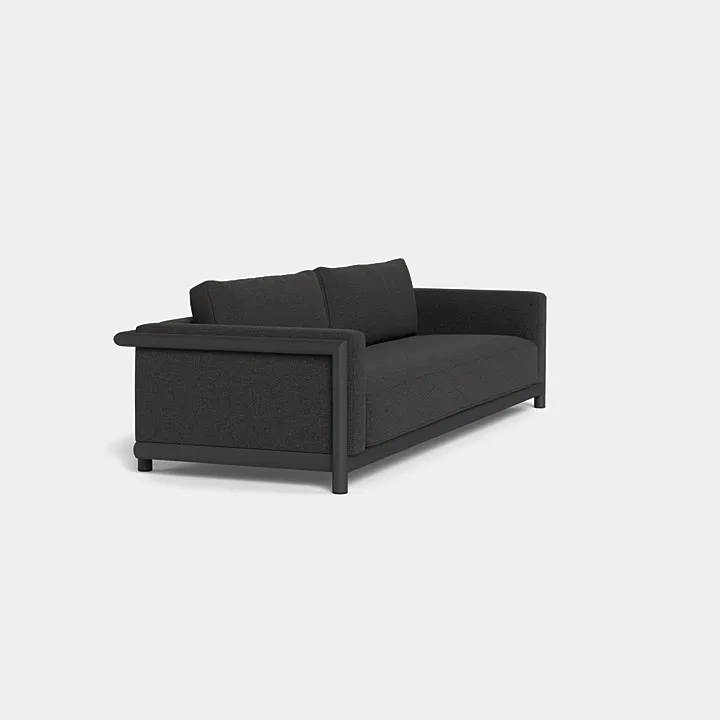 Outdoor Classic Weather Resistance Extruded Aluminum Conversation Patio Set Furniture Garden Sofa