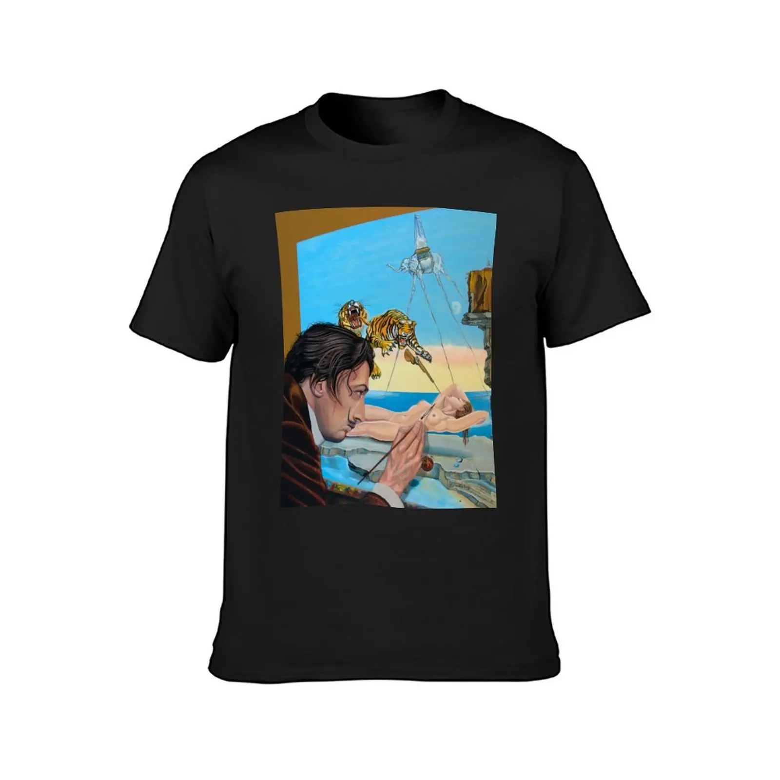 Salvador Dali Painting T-Shirt Aesthetic clothing shirts graphic tees anime clothes mens t shirt